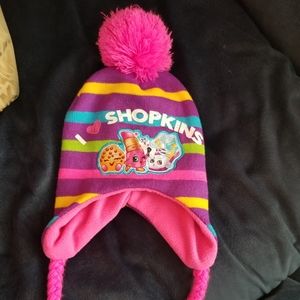 Girls shopkins winter hat